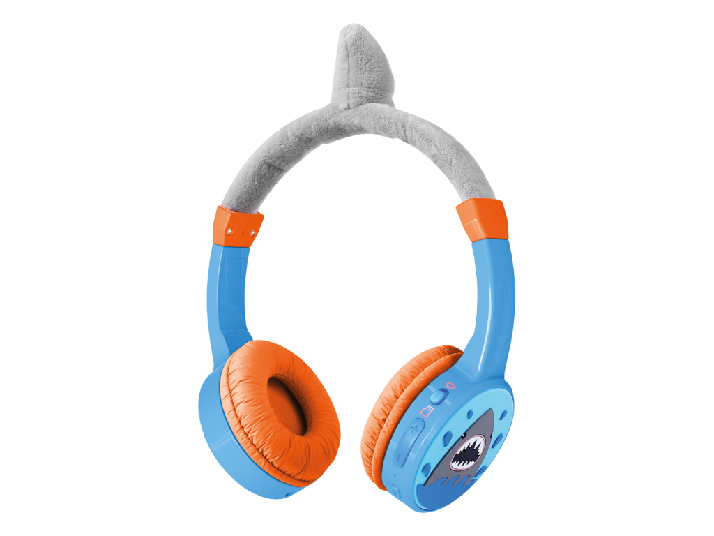 Mobilize Wireless/Wired Over Ear Kids Headphone 85dB Shark