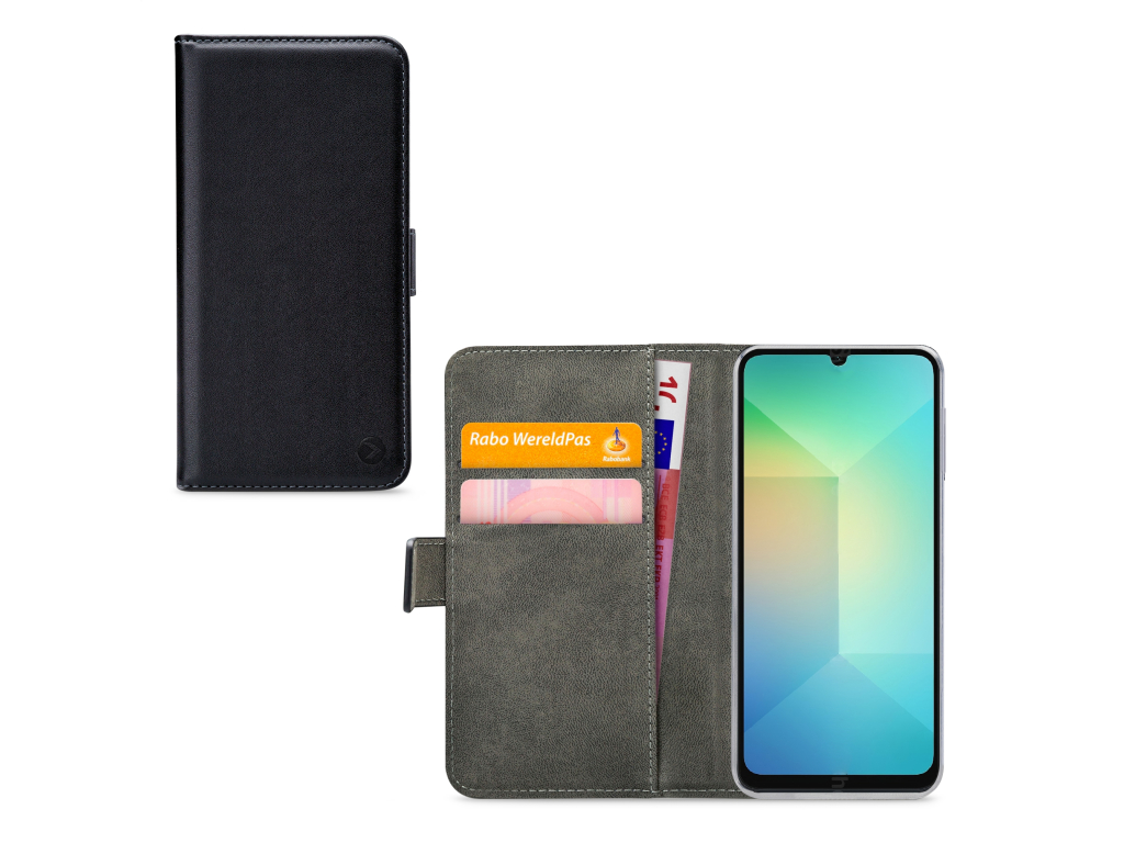 Mobilize Classic Gelly Wallet Book Case Samsung Galaxy A06 4G Black