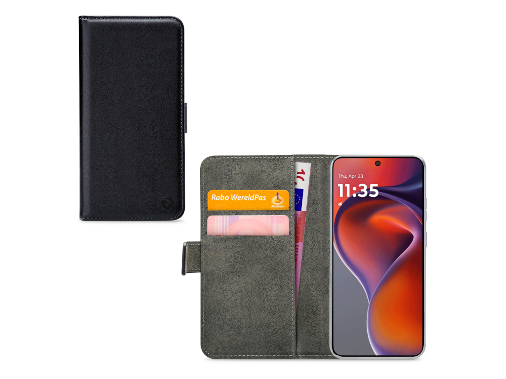 Mobilize Classic Gelly Wallet Book Case Motorola Moto G15/G15 Power Black