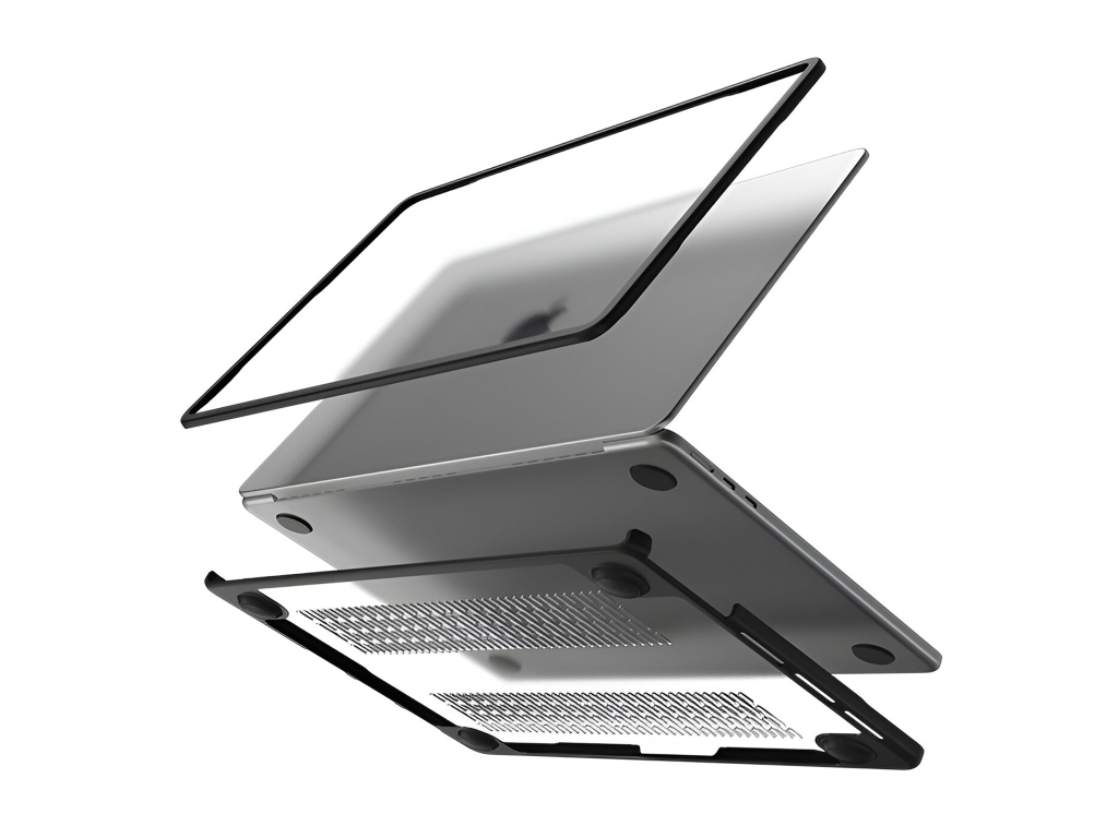 Mobilize Protection Cover for Apple MacBook Air 13.6inch (2022/2024) Transparent Black