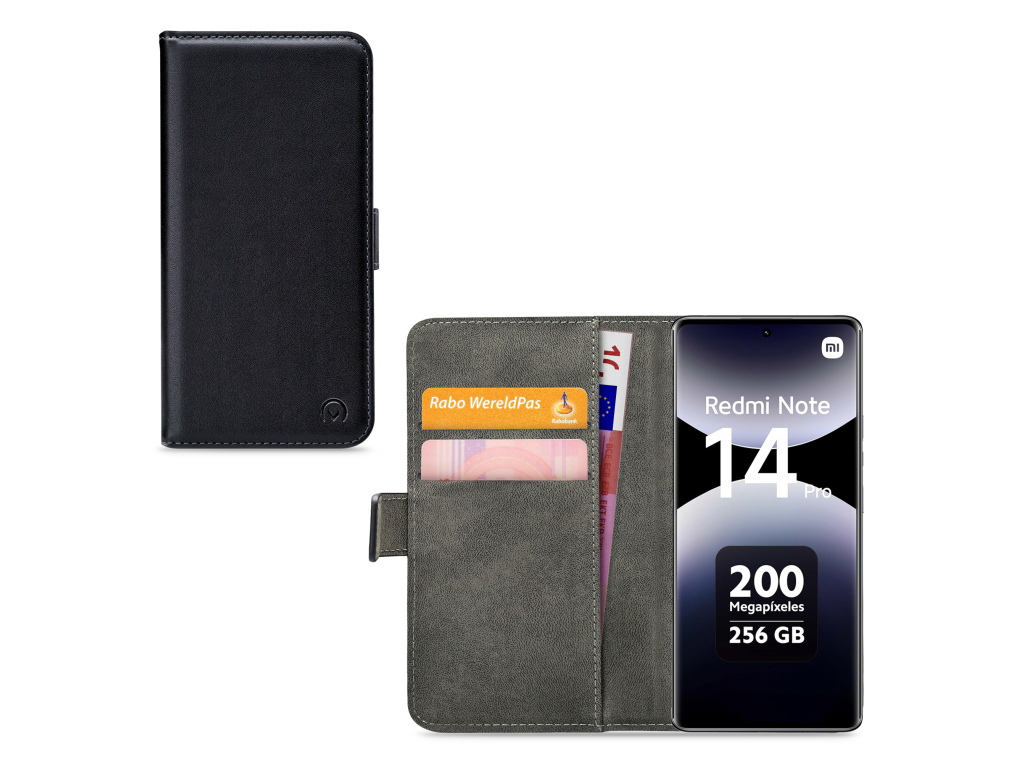 Mobilize Classic Gelly Wallet Book Case Xiaomi Redmi Note 14 Pro 4G Black