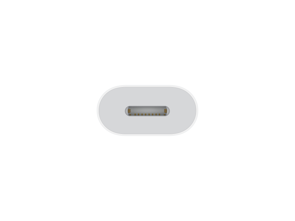 MUQX3ZM/A Apple USB-C to Apple Lightning Adapter White