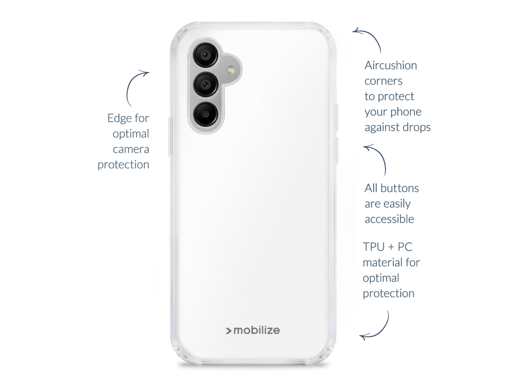Mobilize Naked Protection Case Google Pixel 9a Clear