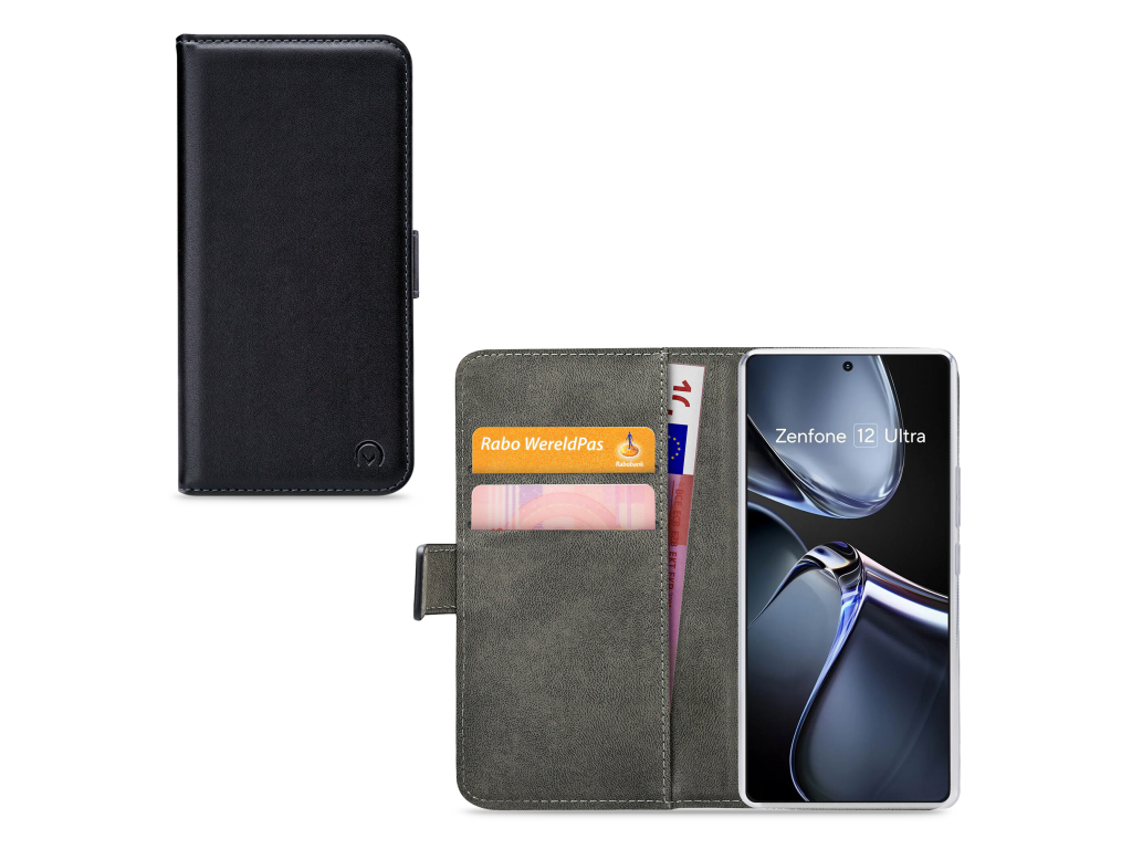 Mobilize Classic Gelly Wallet Book Case ASUS Zenfone 12 Ultra Black