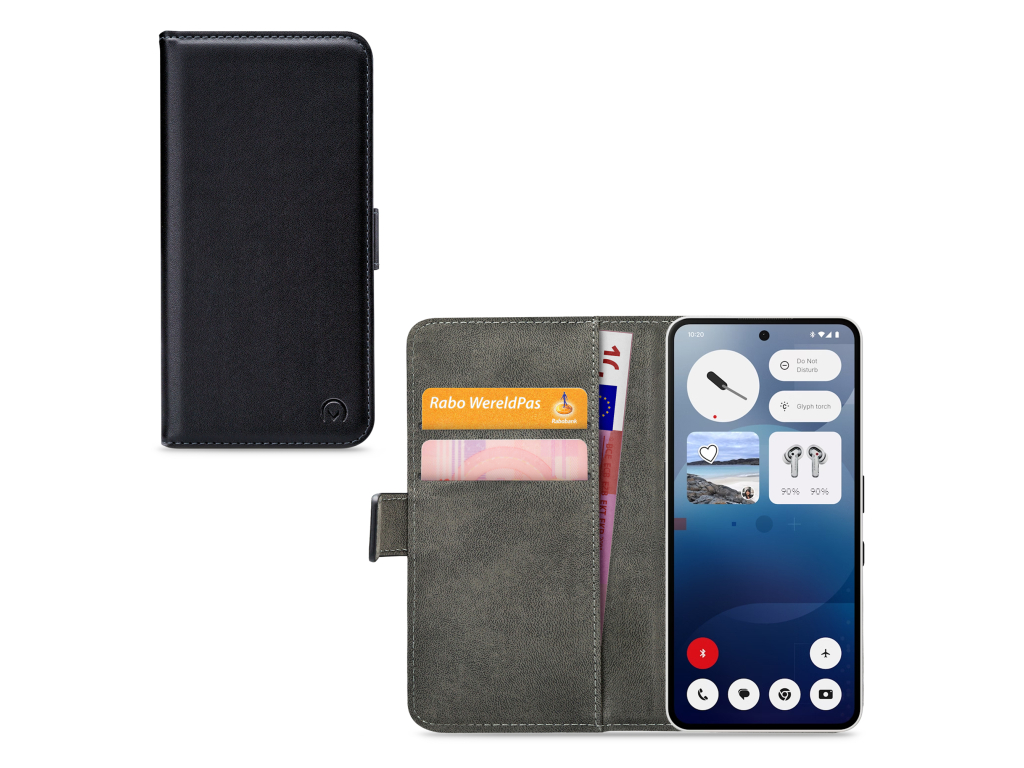 Mobilize Classic Gelly Wallet Book Case Nothing Phone (3a) Black