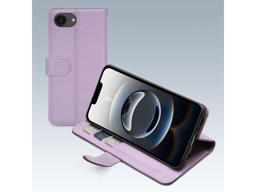Mobilize Premium Gelly Wallet Book Case Apple iPhone 16e Purple