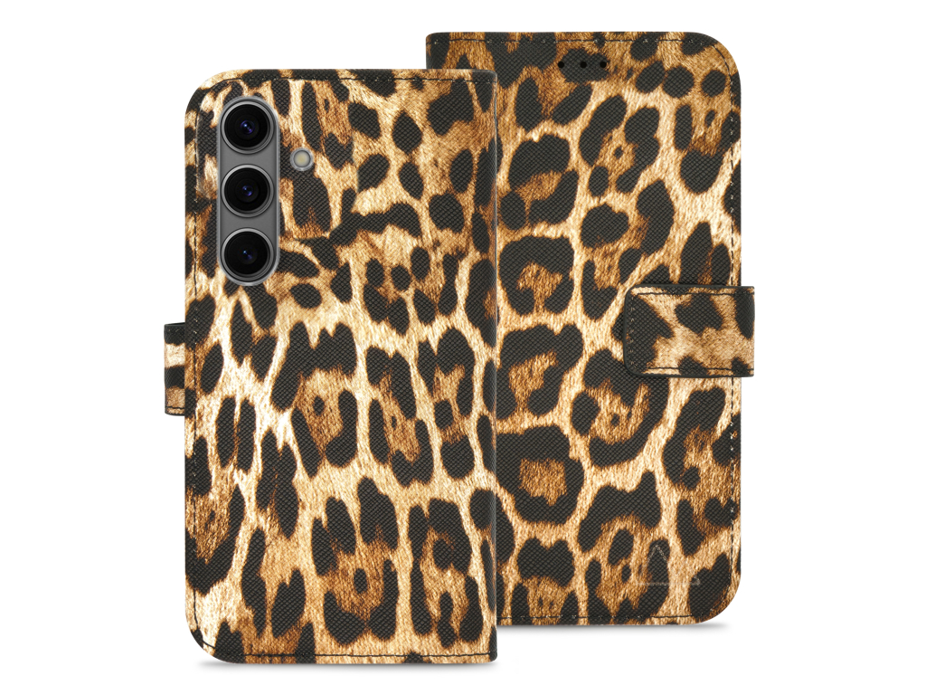 My Style Flex Wallet for Samsung Galaxy S24 FE 5G Wild Leopard