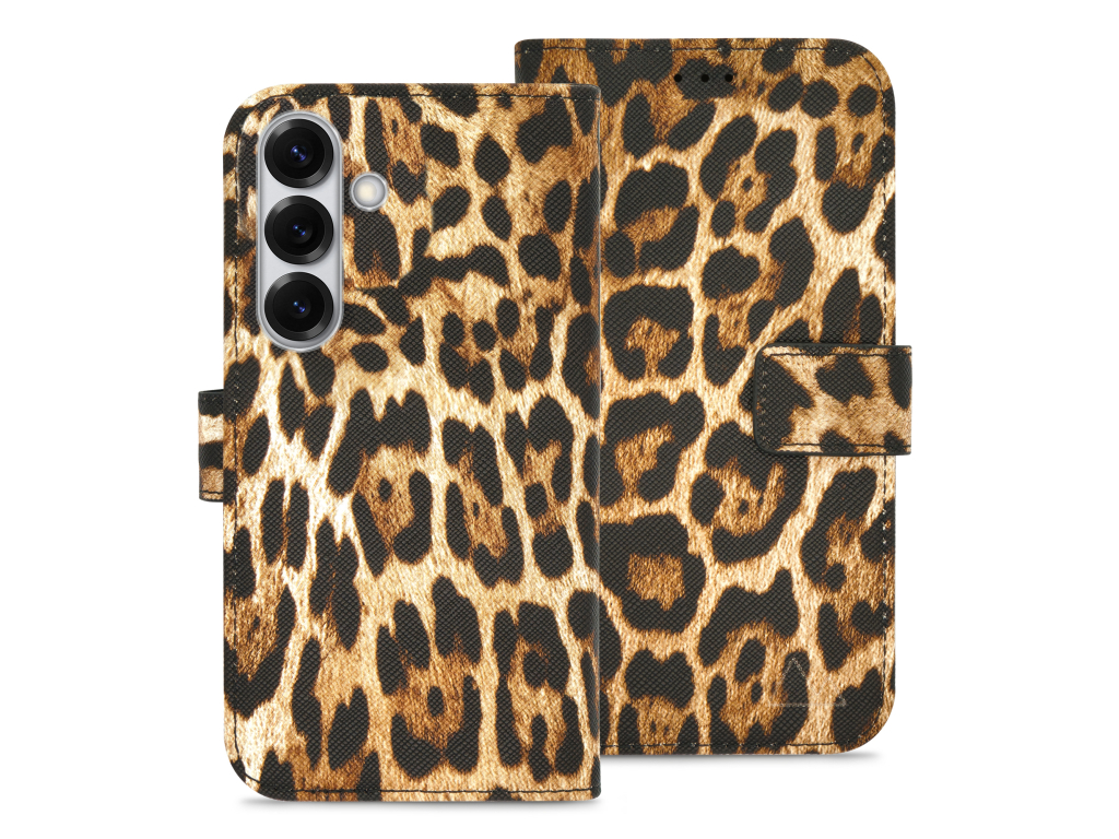My Style Flex Wallet for Samsung Galaxy S25 5G Wild Leopard