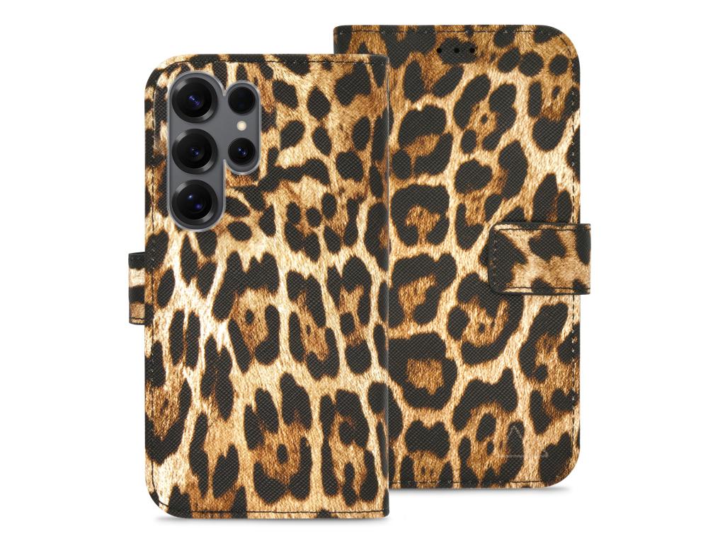 My Style Flex Wallet for Samsung Galaxy S25 Ultra 5G Wild Leopard