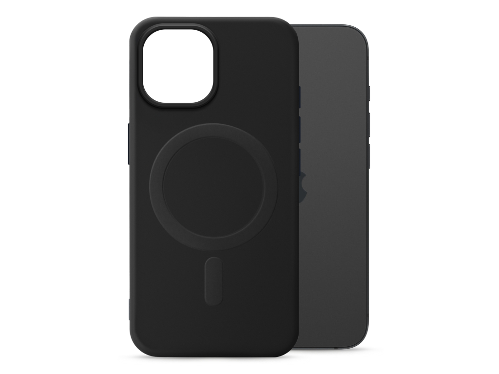 My Style Protective Flex Magsafe Compatible Case for Apple iPhone 13/14/15 Black