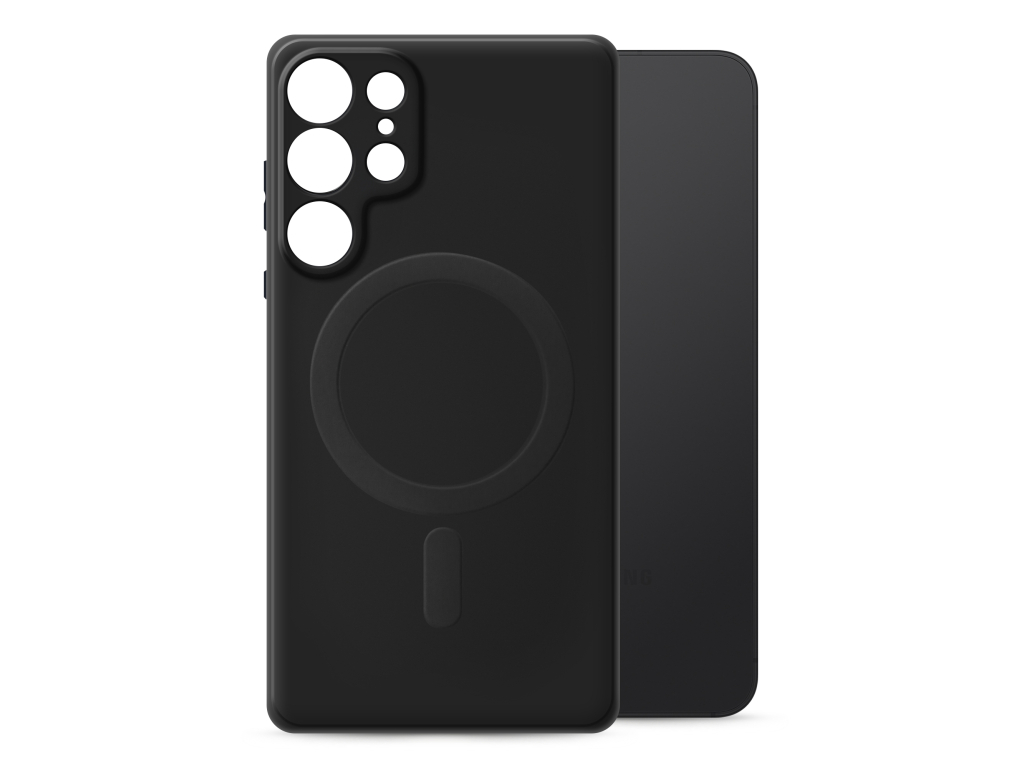 My Style Protective Flex Magsafe Compatible Case for Samsung Galaxy S25 Ultra 5G Black