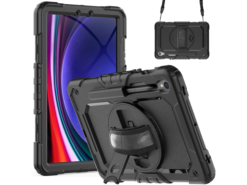 Xccess Survivor All-round Case Samsung Galaxy Tab S10 FE+ 13.1 Black (Screenless)