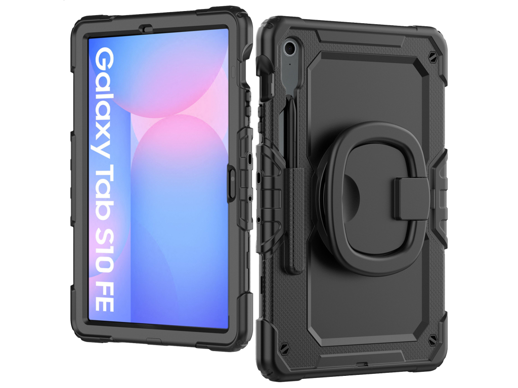 Mobilize Rotating Defender Case Stand Function for Samsung Galaxy Tab S10 FE 11/S10 Lite Black