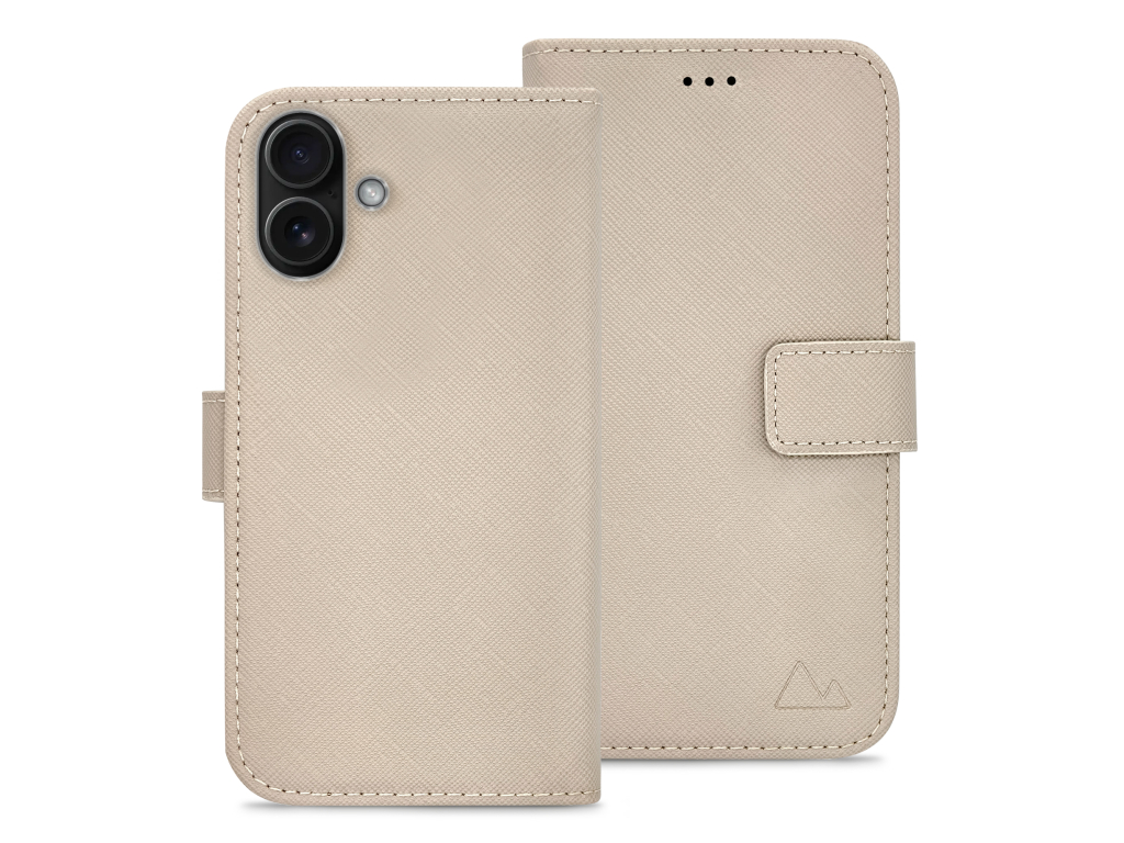 My Style Flex Wallet for Apple iPhone 16 Plus Warm Taupe