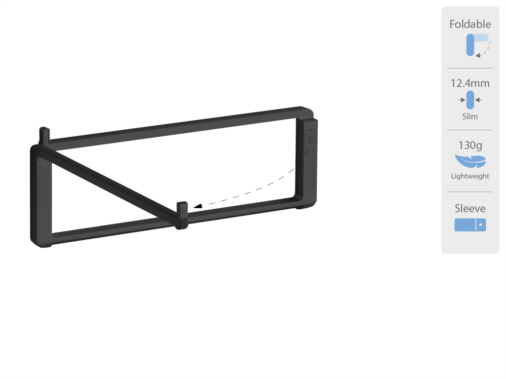 Rain Design mBar Pro Foldable Laptop Stand Black