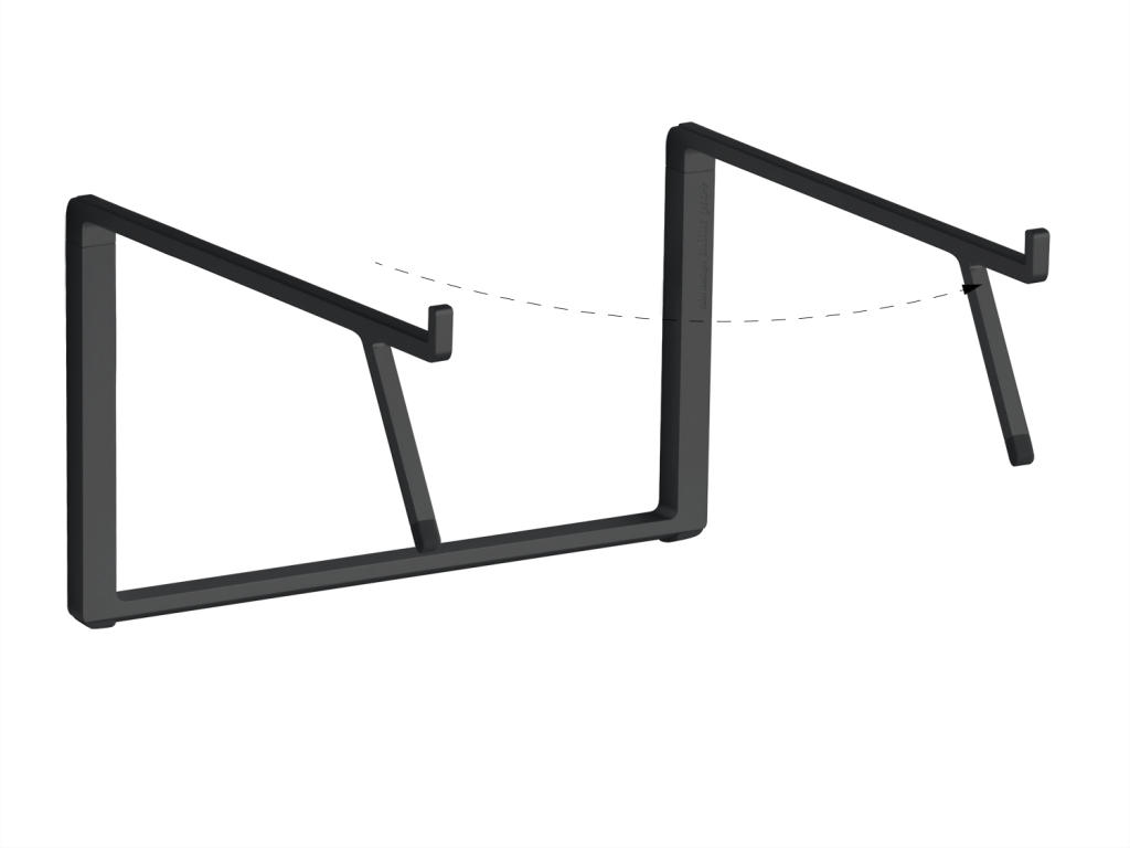 Rain Design mBar Pro+ Foldable Laptop Stand Black