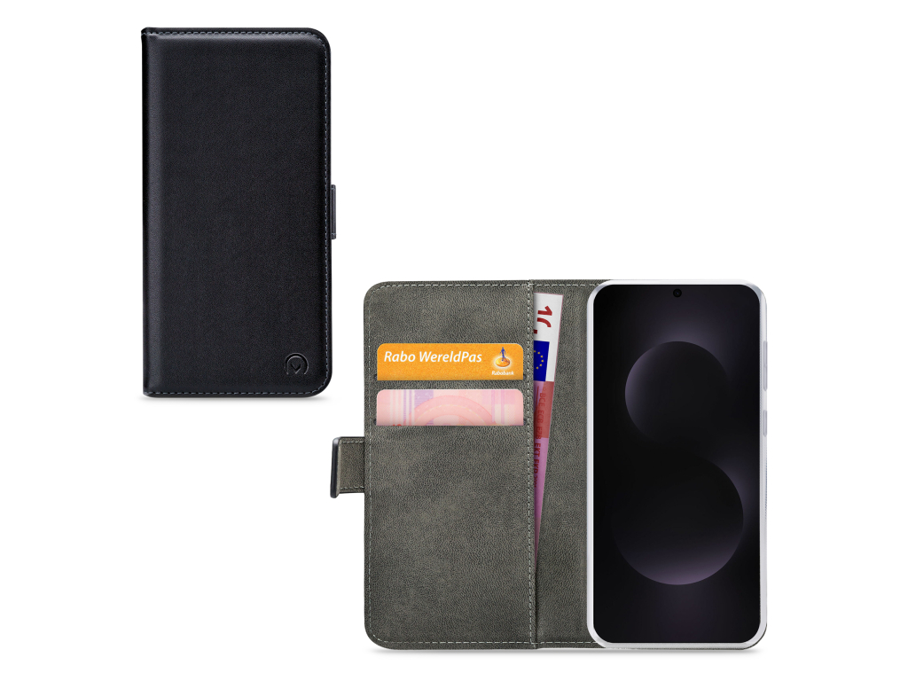 Mobilize Classic Gelly Wallet Book Case Samsung Galaxy S25 Edge 5G Black