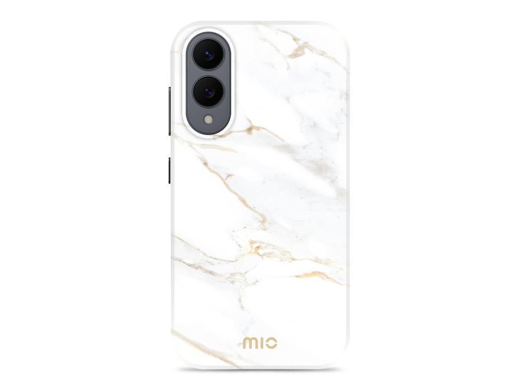 MIO White Marble Magsafe Compatible for Samsung S25 Edge 5G
