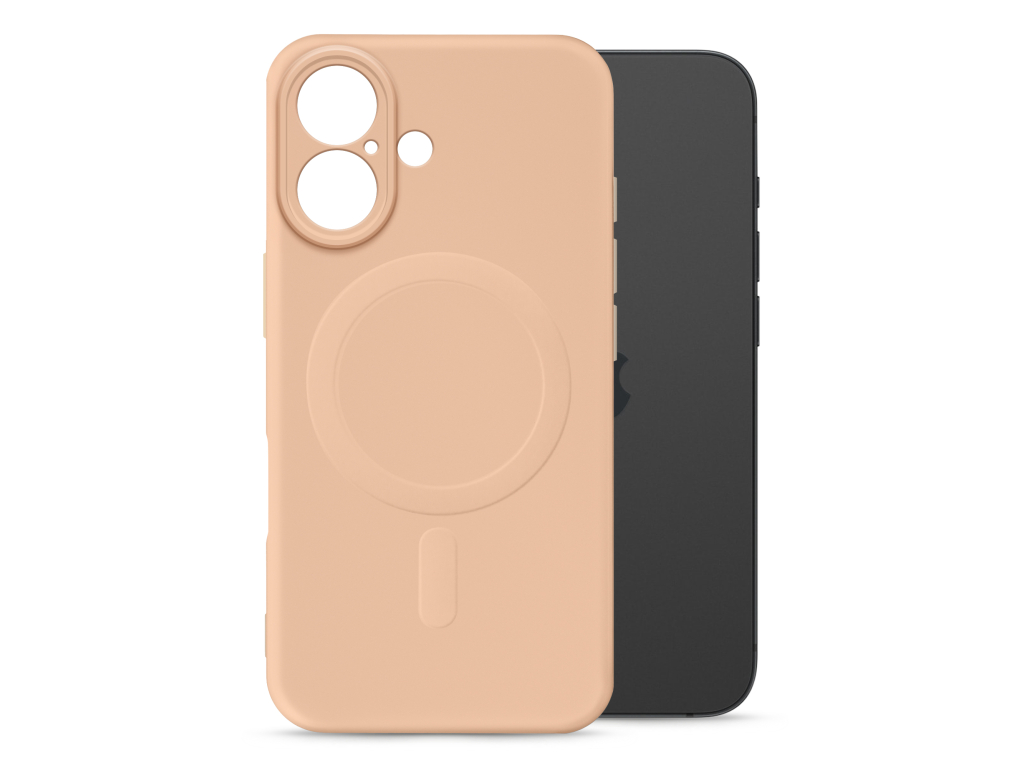 My Style Protective Flex Magsafe Compatible Case for Apple iPhone 16 Soft Pink