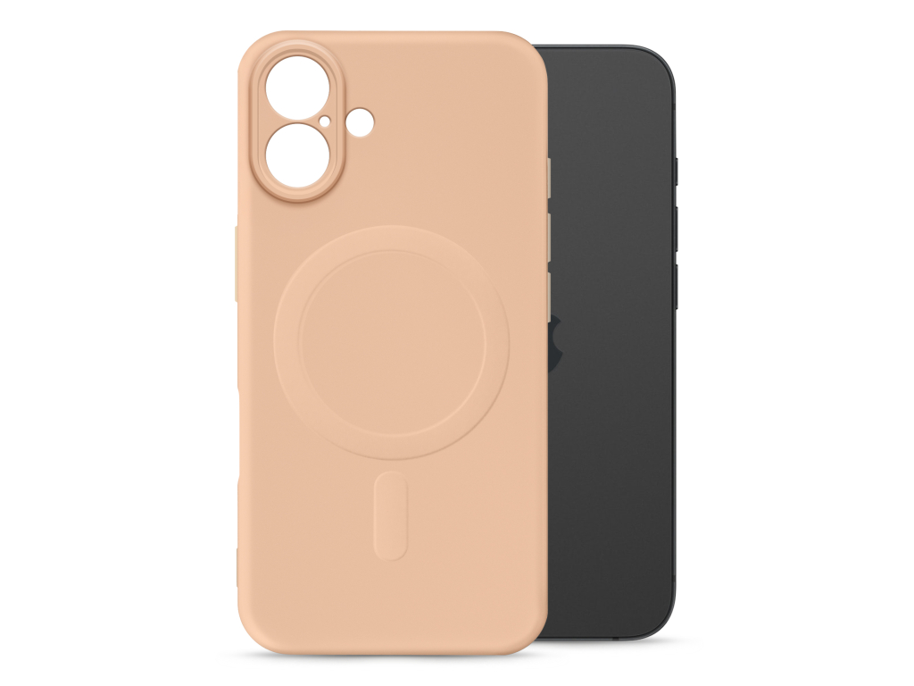My Style Protective Flex Magsafe Compatible Case for Apple iPhone 16 Plus Soft Pink