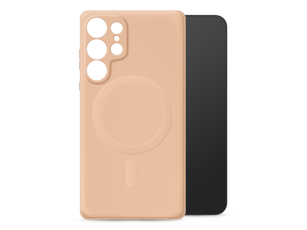 My Style Protective Flex Magsafe Compatible Case for Samsung Galaxy S25 Ultra 5G Soft Pink