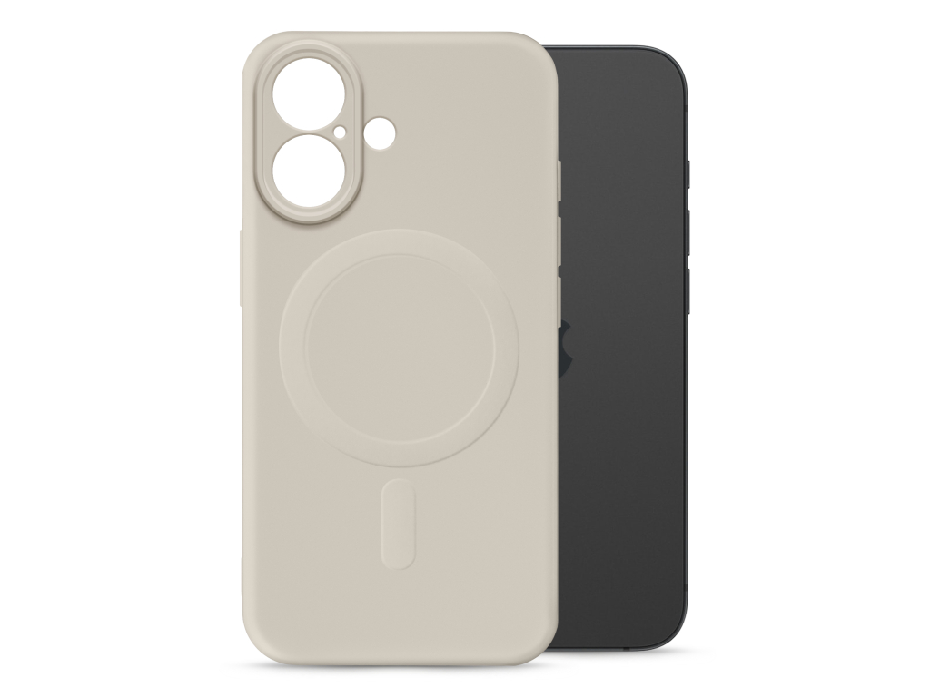 My Style Protective Flex Magsafe Compatible Case for Apple iPhone 16 Antique White