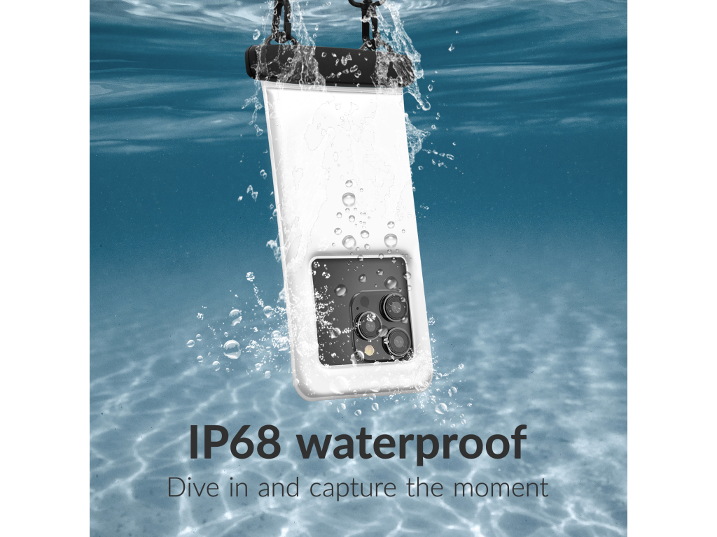 Mobilize Universal Waterproof Floating Bag incl. Lanyard White