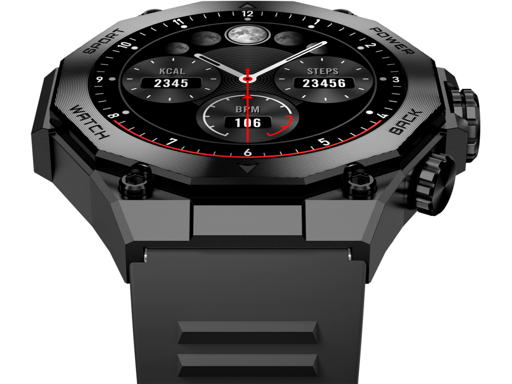 KSIX Smartwatch Titanium Black