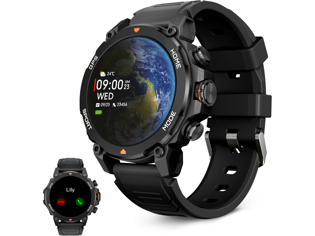 KSIX Smartwatch Explorer GPS Black