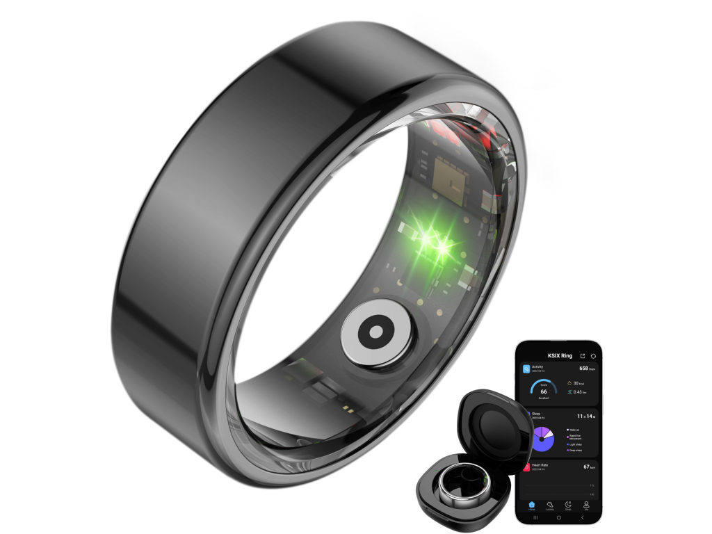 KSIX Smart Ring Black XL