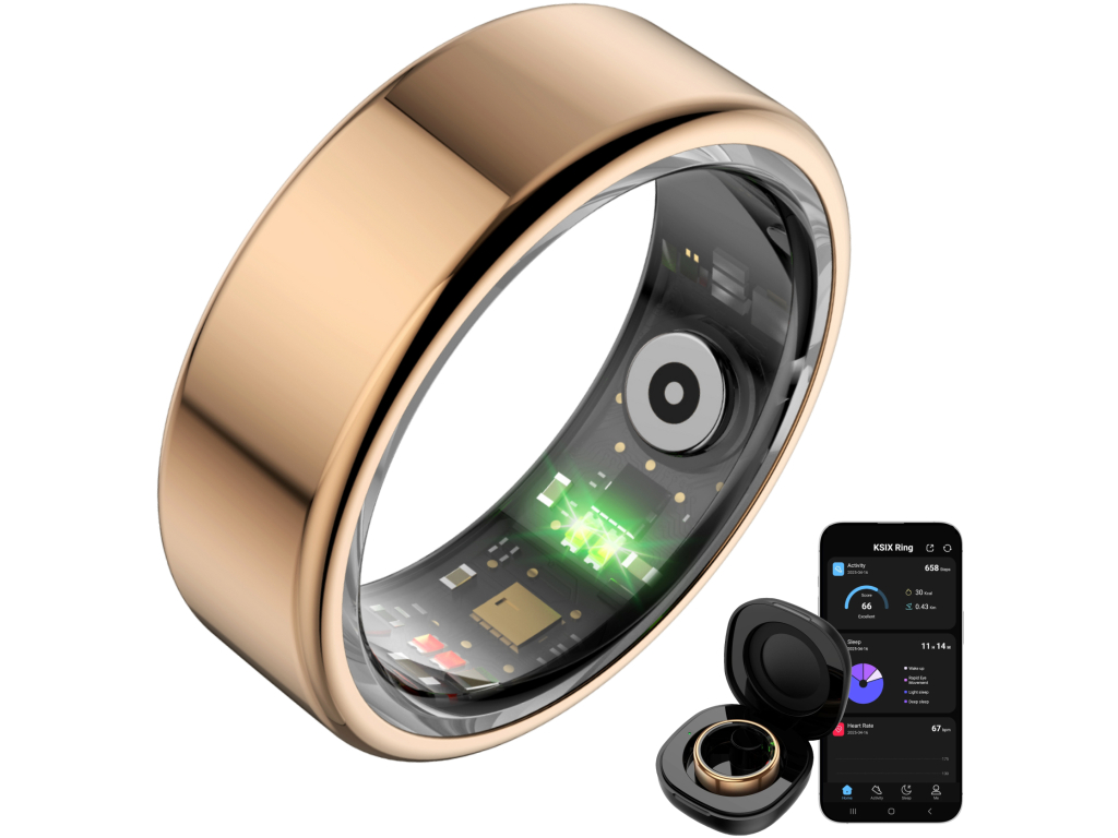 KSIX Smart Ring Gold S