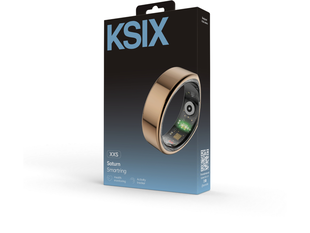 KSIX Smart Ring Gold S