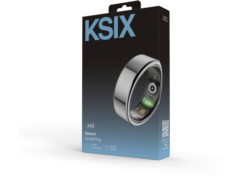 KSIX Smart Ring Silver L