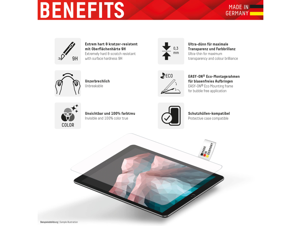 DISPLEX Real Glass Apple iPad 10.9 (2022)