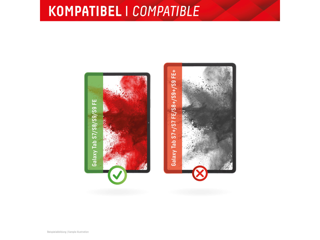 DISPLEX Real Glass Samsung Galaxy Tab S8/S9/S9 FE