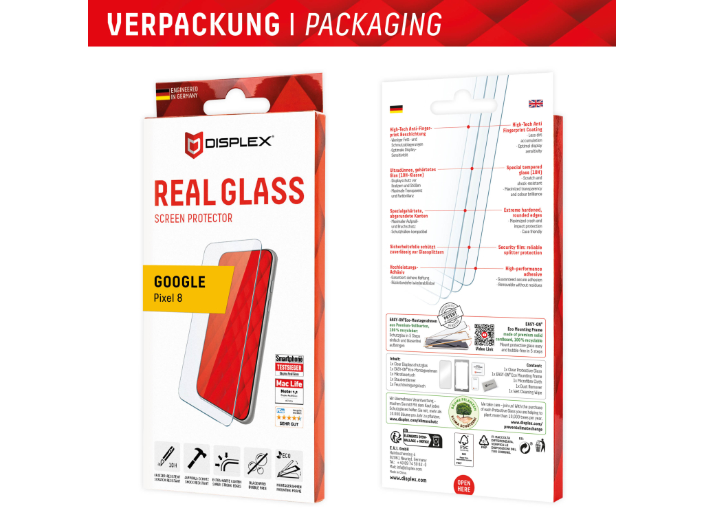DISPLEX Real Glass Google Pixel 8