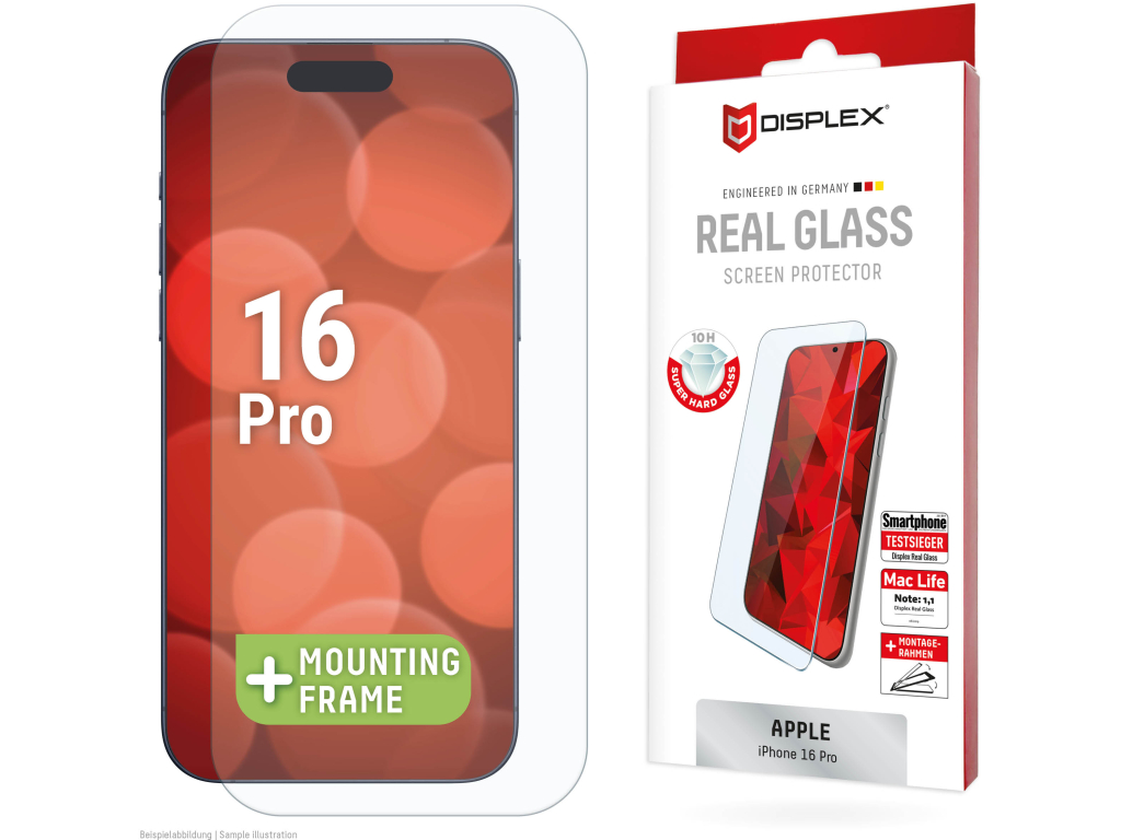 DISPLEX Real Glass Apple iPhone 16 Pro