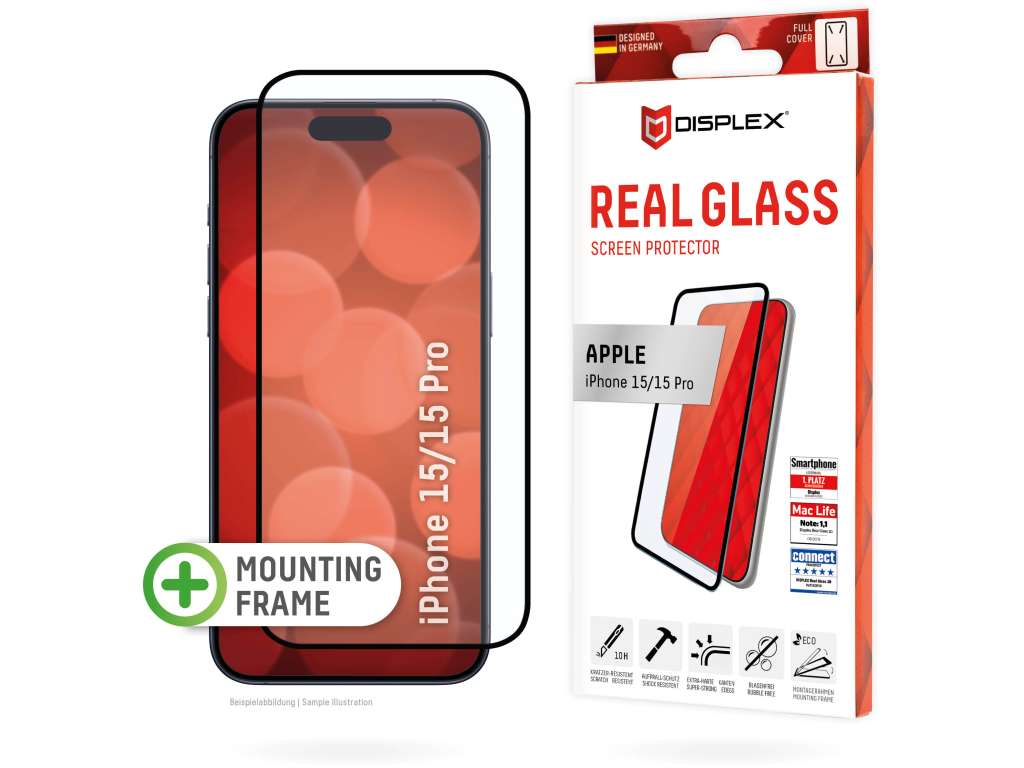 DISPLEX Real Glass FC Apple iPhone 15/15 Pro