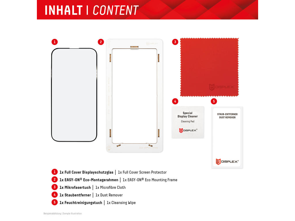 DISPLEX Real Glass FC Apple iPhone 15/15 Pro
