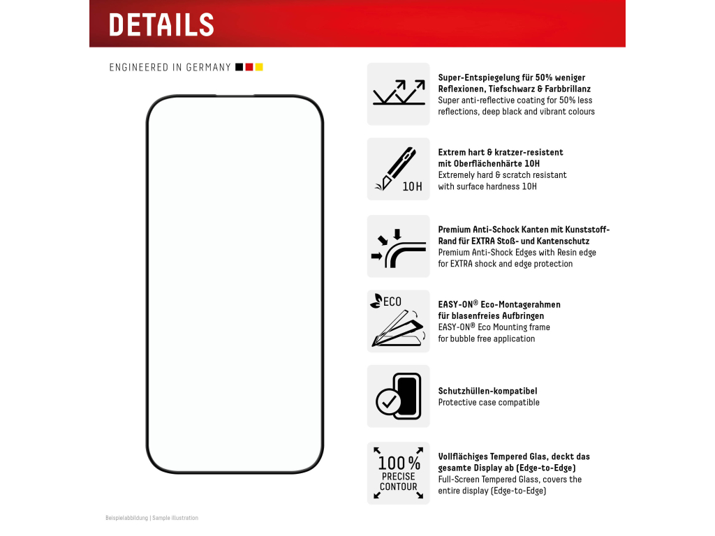 DISPLEX Real Glass FC Apple iPhone 16 Pro