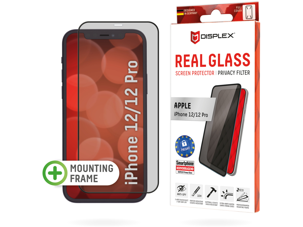 DISPLEX Privacy Glass FC Apple iPhone 12/12 Pro