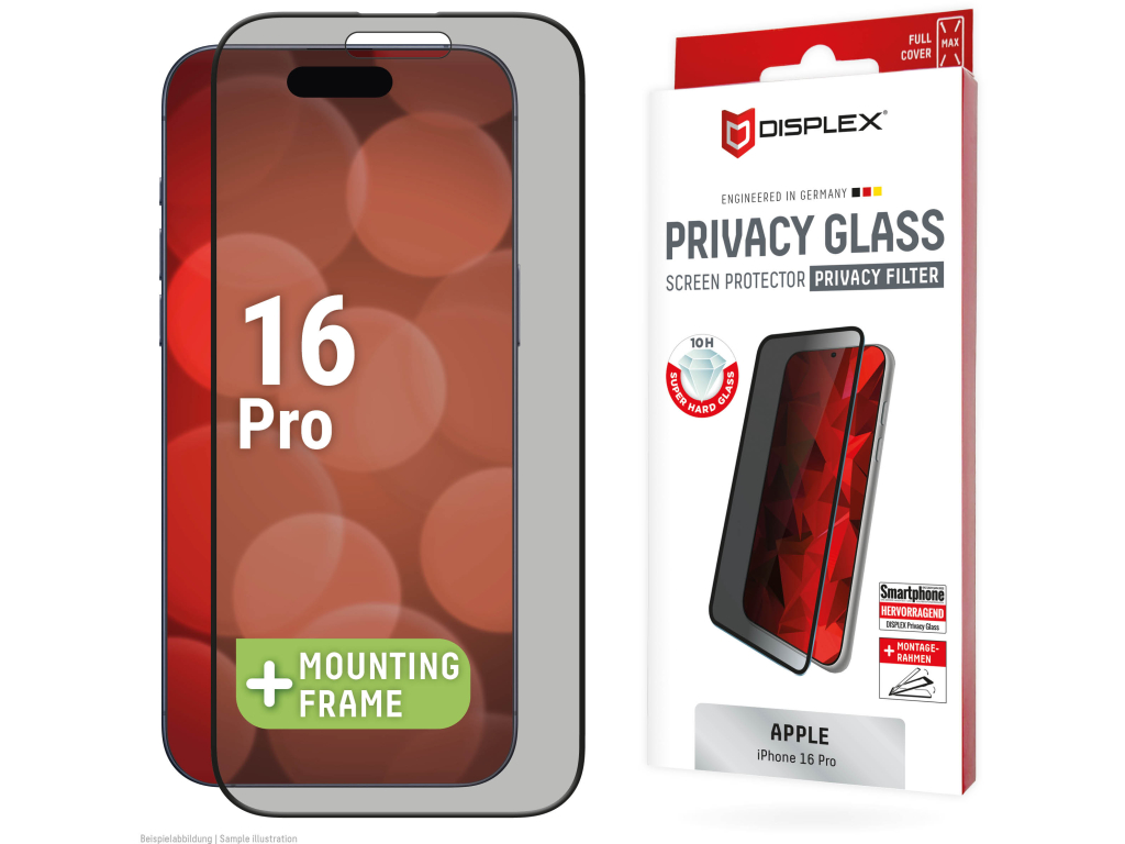 DISPLEX Privacy Glass FC Apple iPhone 16 Pro