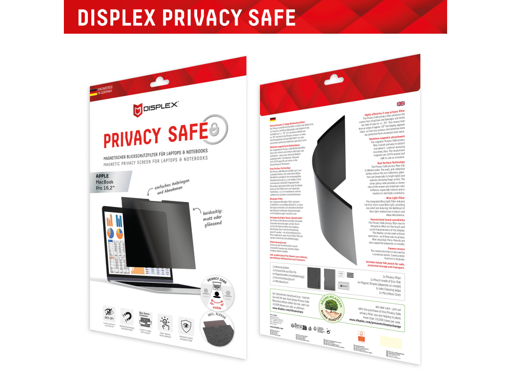DISPLEX Privacy Safe Magnetic MacBook Pro 16.2inch