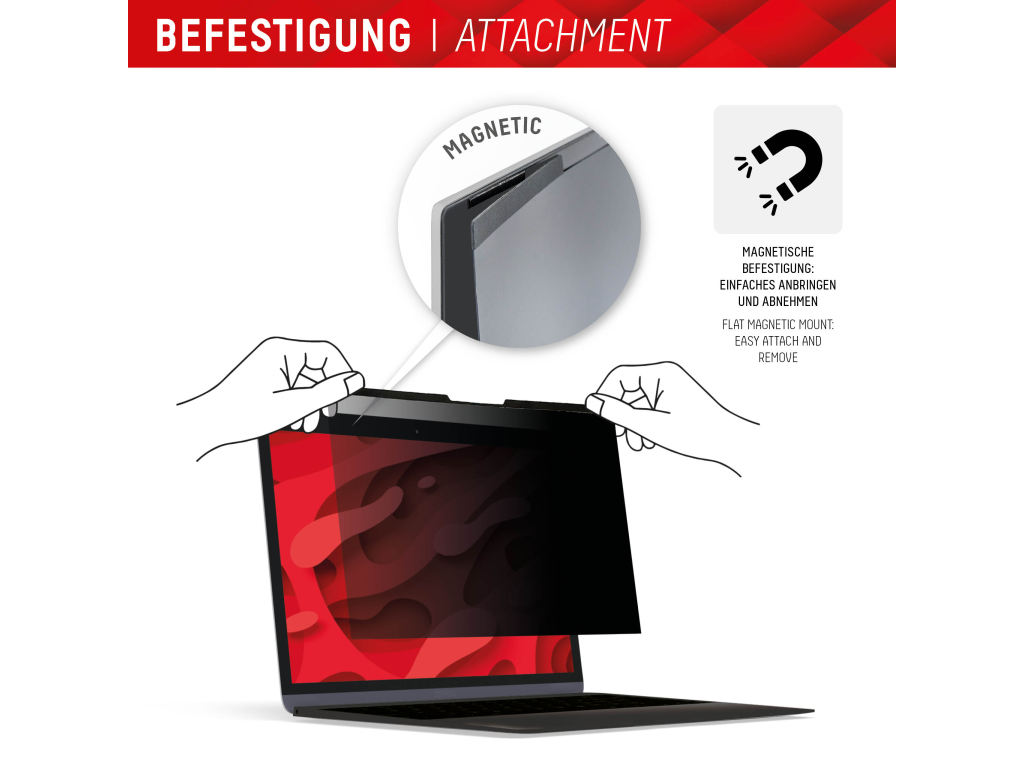 DISPLEX Privacy Safe Magnetic Laptop Universal 15.6inch 16:9