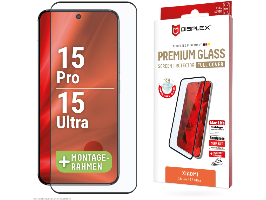DISPLEX Premium Glass 3D Xiaomi 15 Pro/15 Ultra