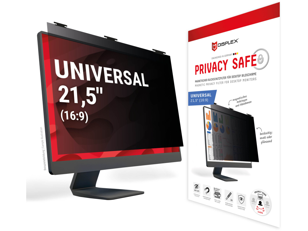 DISPLEX Privacy Safe Desktop Uni 21.5inch (16:9)