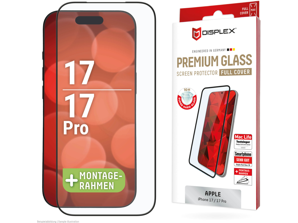 DISPLEX Premium Glass Full Cover Anti-Reflex iPhone 17 / 17 Pro