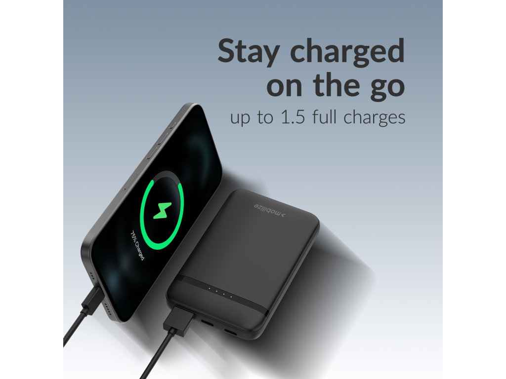 Mobilize Power Bank 5000mAh 10W Black