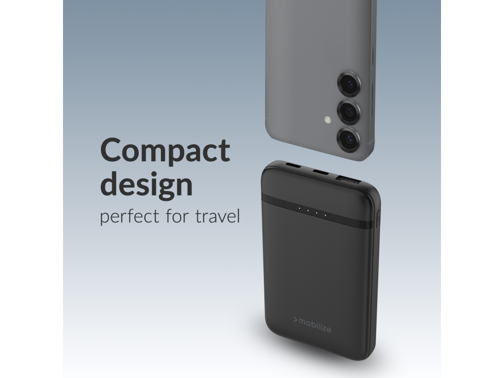 Mobilize Power Bank 5000mAh 10W Black