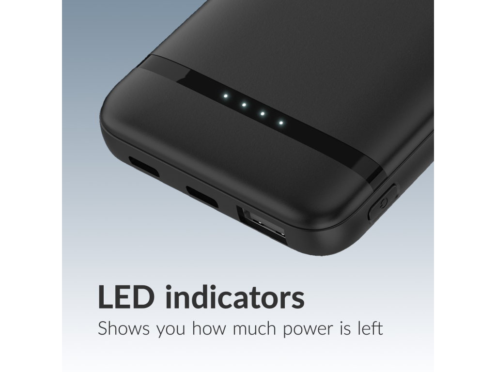 Mobilize Power Bank 5000mAh 10W Black